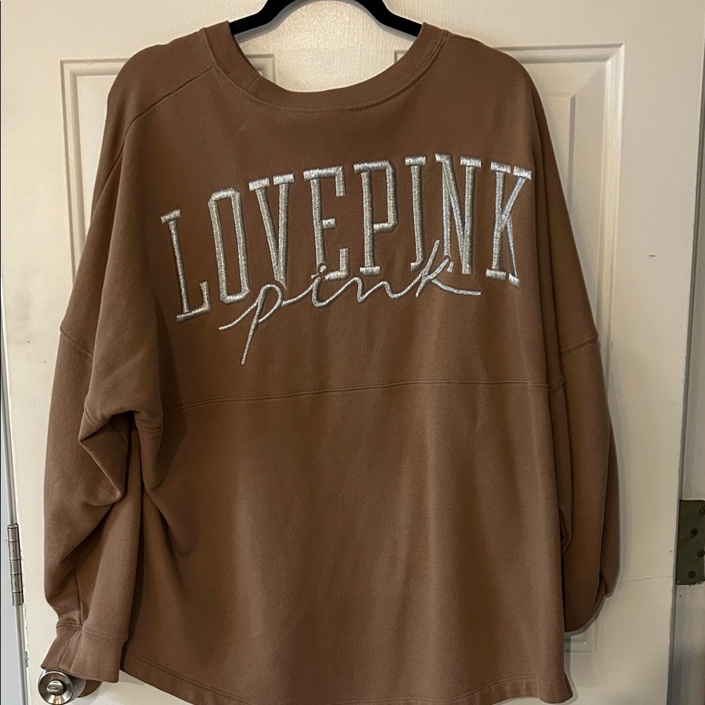 Brown Love Pink Sweatshirt